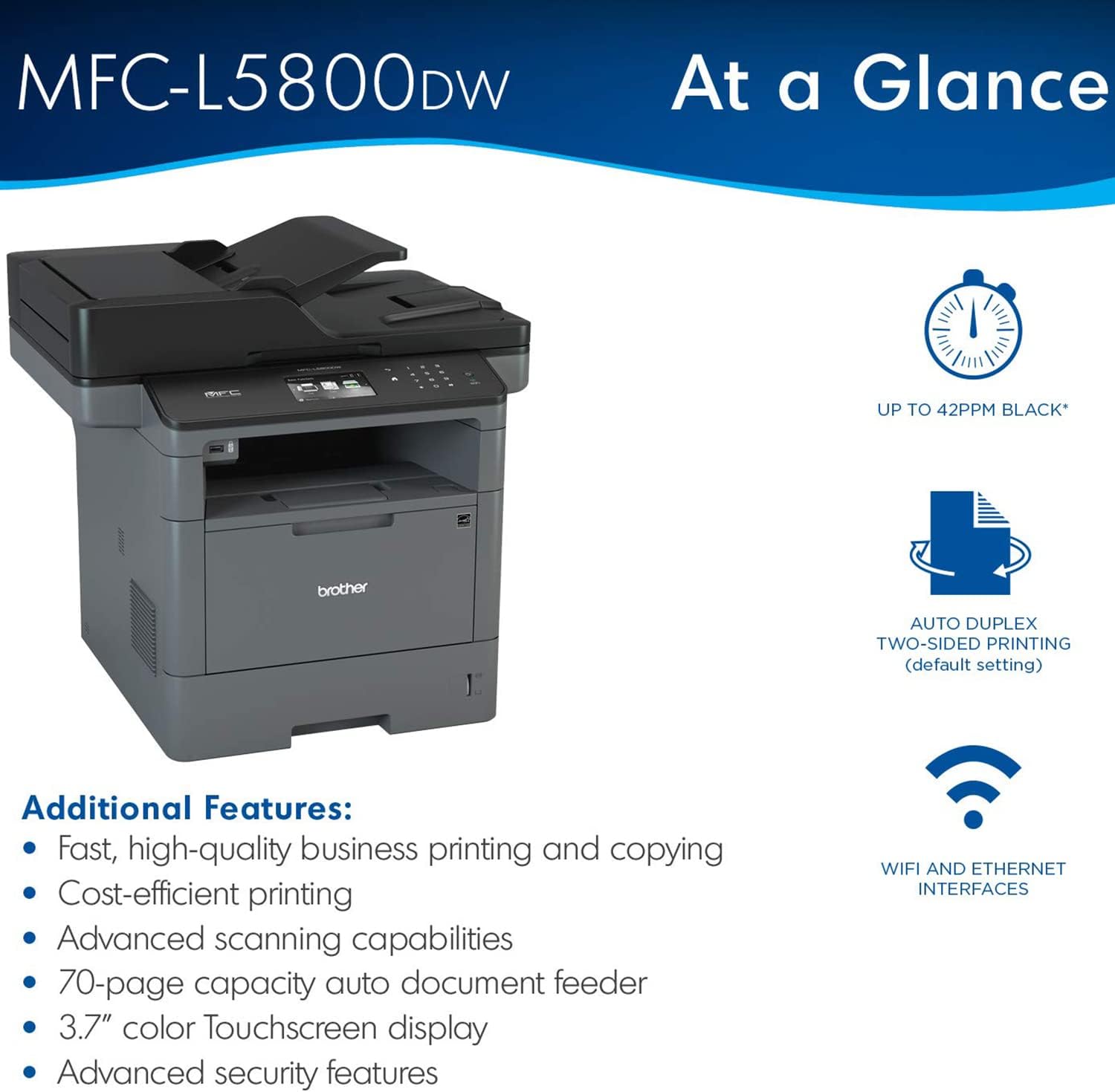 Brother MFC-L5800DW Printer Review